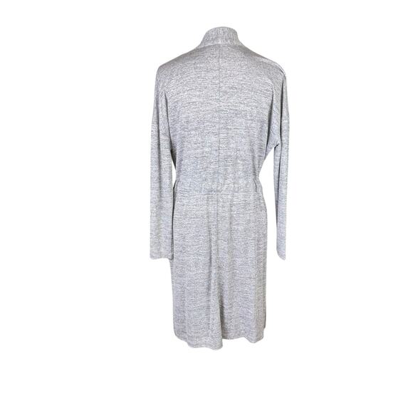 Banana Republic NEW Heather Gray Knit Luxespun Tie Waist Duster Cardigan Sweater - Picture 6 of 14